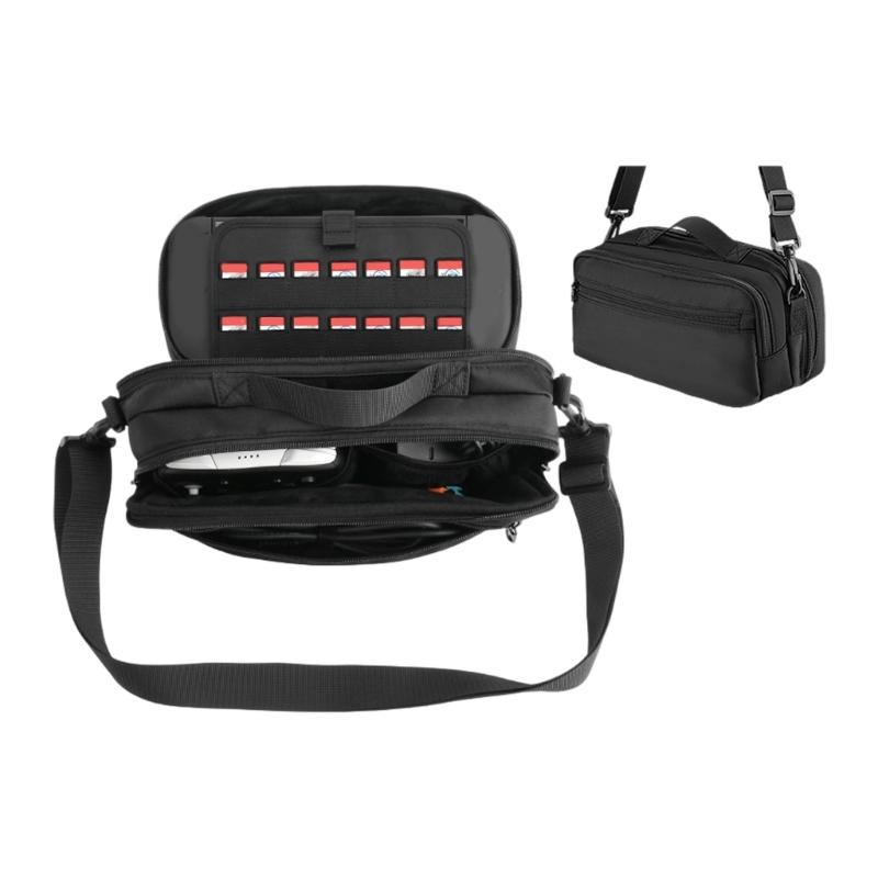 Protective Game Consoles Organiser Bag With Reinforced PP Board Interior Soft Lining For NS2 NS1 Accessories Storage