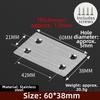 1/4Pcs Stainless Steel Stainless Steel Angle Code 1.5mm/0.06'' Silver Fixing Corner Brackets Angle Code Fixing Quick Links