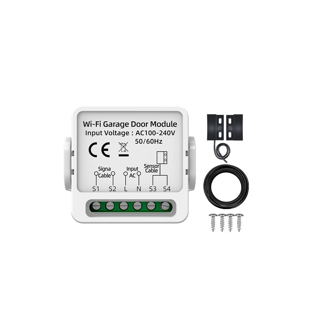 Graffiti Smart WiFi Garage Door Controller with Alexa & Mobile App Voice Control