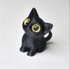 5pcs Cat Ornament Mini Figurines Miniature Resin Cute Kitten Micro Landscape Crafts Small Ornaments Desktop Decoration