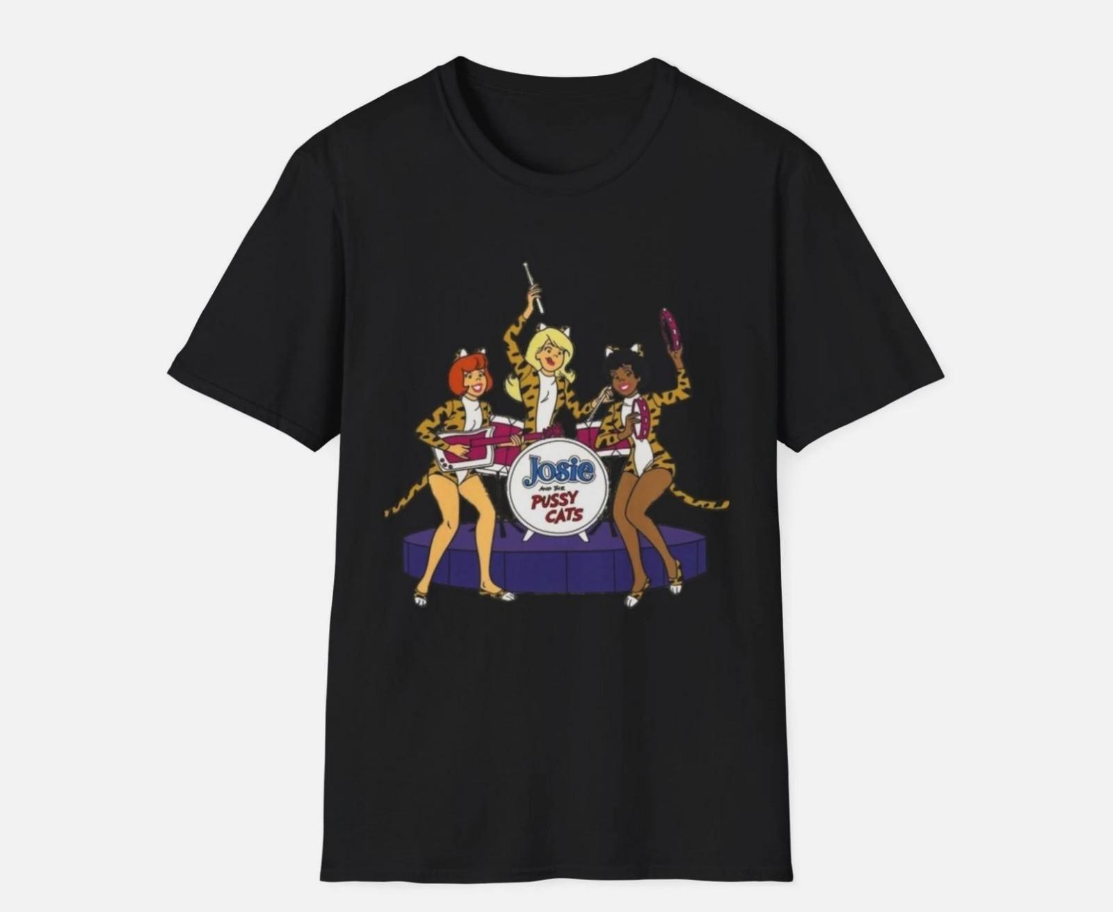 Retro Band T-Shirt Vintage Cartoon Shirt Josie and the Pussycats Shirt Unisex T-Shirt XL