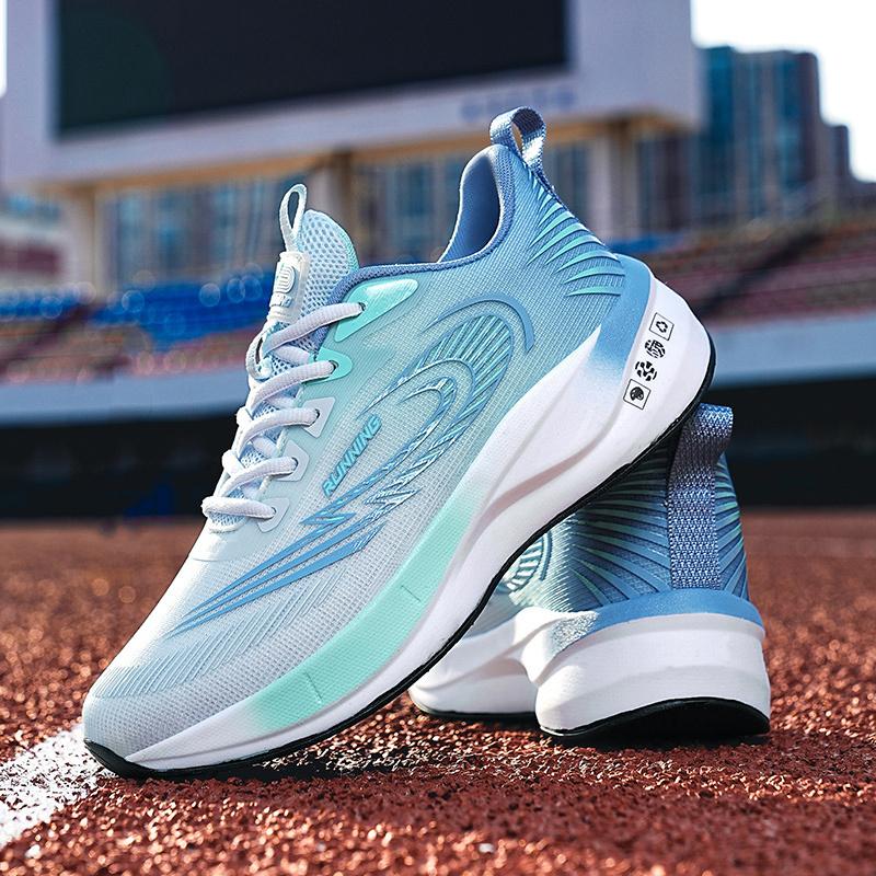 Summer Running Shoes For Men Breathable Rebound Casual Sneakers Men's Outdoor Non-Slip Walking Shoes Trendy Lace-Up Man Sneakers