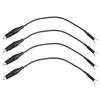 4Pcs Oscilloscope Probe Ground Lead Wire Cable with Clip Oscilloscope Accessories