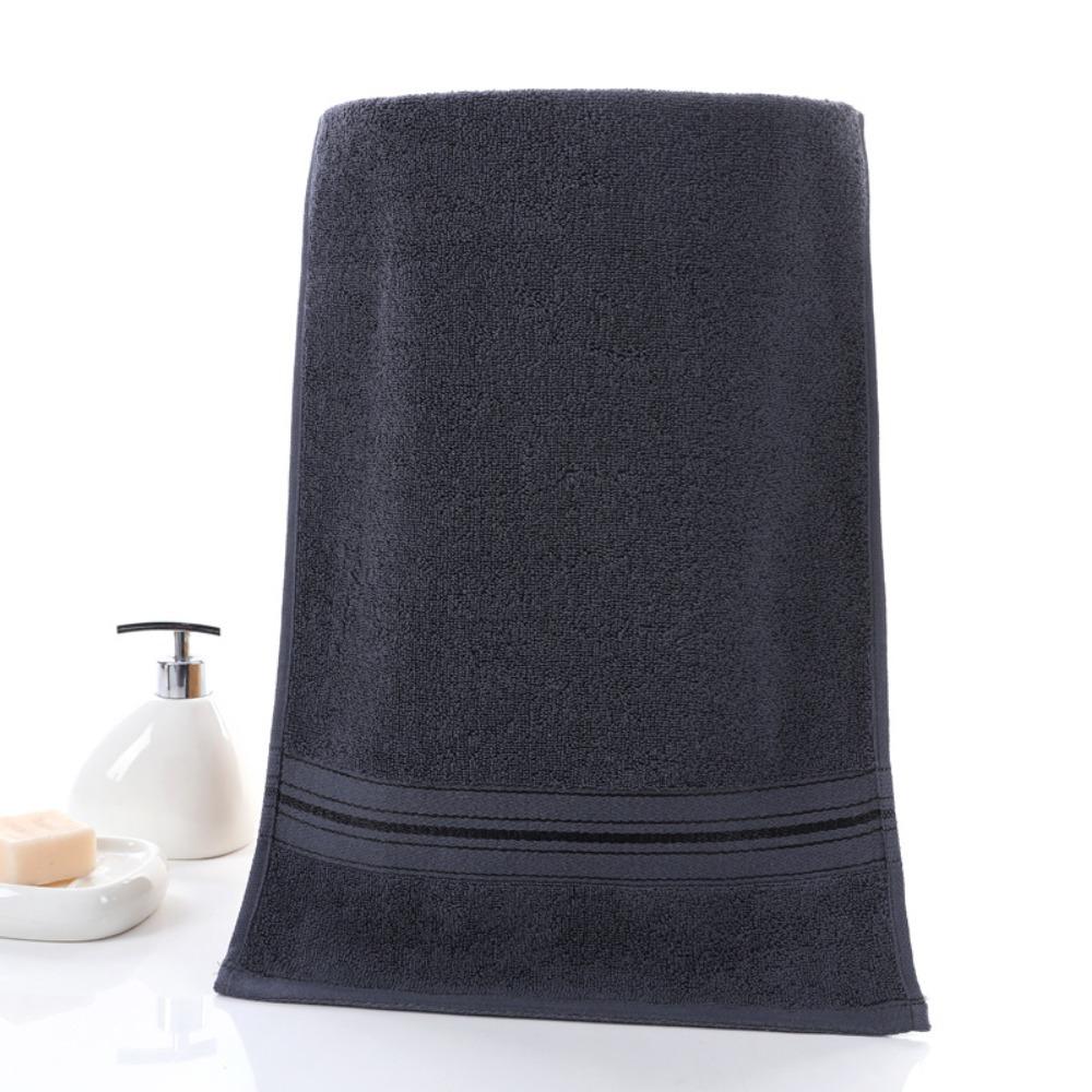 Spot large thickened cotton souvenir towel hotel men's sports face towel plain color broken gear water absorption