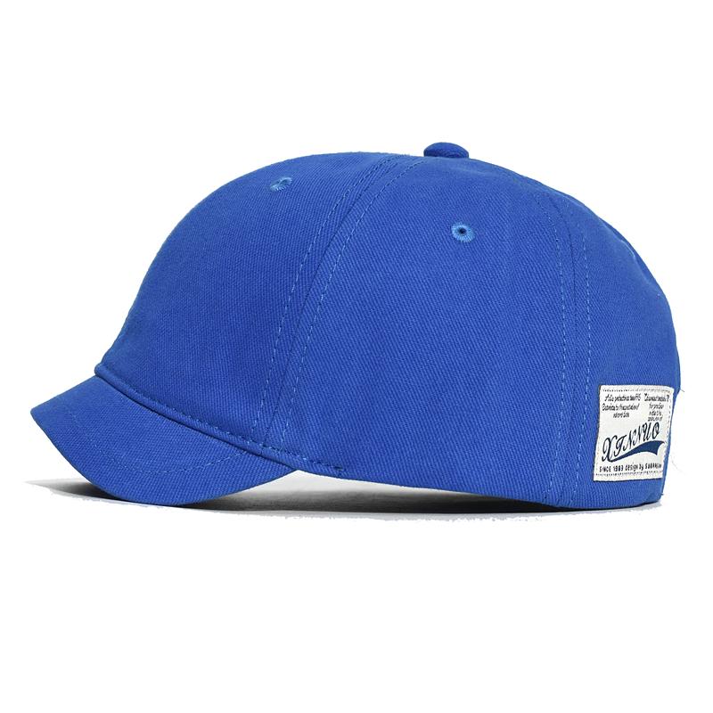 Short Brim Cotton Baseball Cap Men Women Casual Vintage Dad Hat Adjustable Trucker Style Low Profile Caps Nylon Fastener Tape