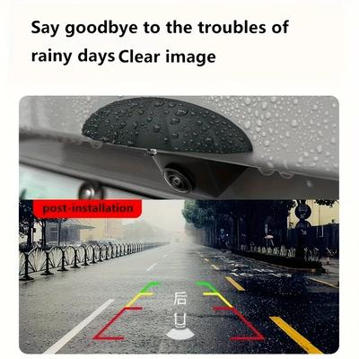 Cubierta de Lluvia Universal para Cámara de Visión Trasera de Coche - Protector de Silicona Resistente a la Intemperie para Decoración del Espejo Retrovisor y Protección contra el Clima