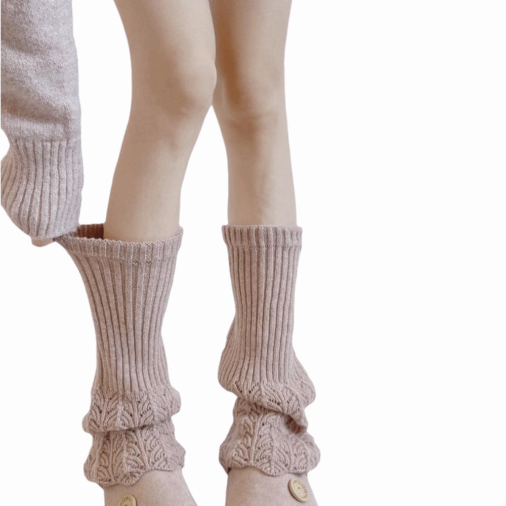 

Thickened Women s Foot Cover Solid Color Middle Tube Socks Girl s Boots Heap Socks JK Uniform розовый