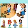 Weihnachten Disney Prinzessin Acryl Anhänger Weihnachtsbaum Hängedekoration