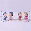 Miniature Craft Decoration Couple Figurines PVC Fairy Garden Decor  Home Wedding