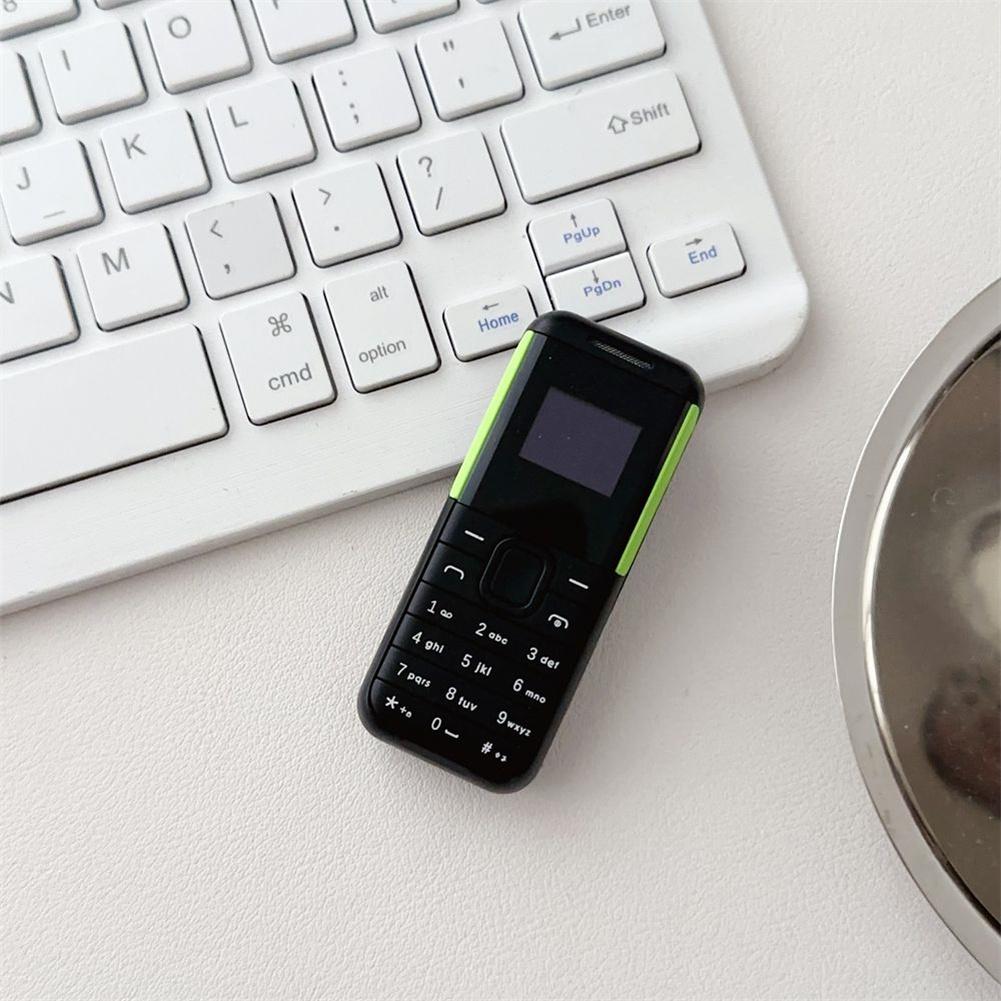 BM222 Unlock Mini Mobile Phone With Blacklist Function 0.66 Inch Mobile Phone Dialer Dual SIM Cards For Elderly Kids