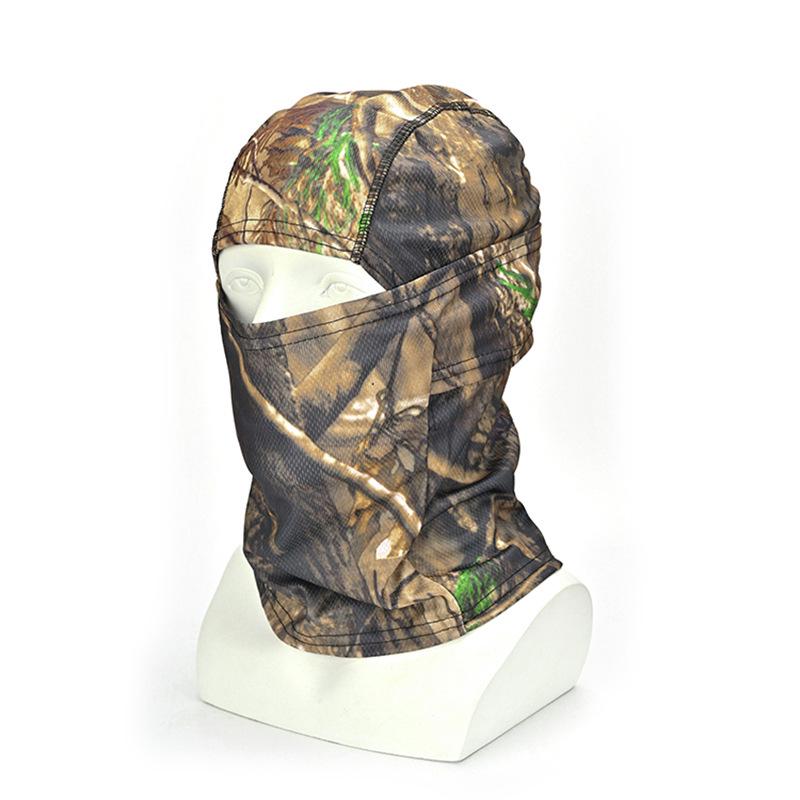 American Camouflage Cycling Balaclava - Sun Protection & Windproof Quick-Dry Face Mask for Outdoor Activities