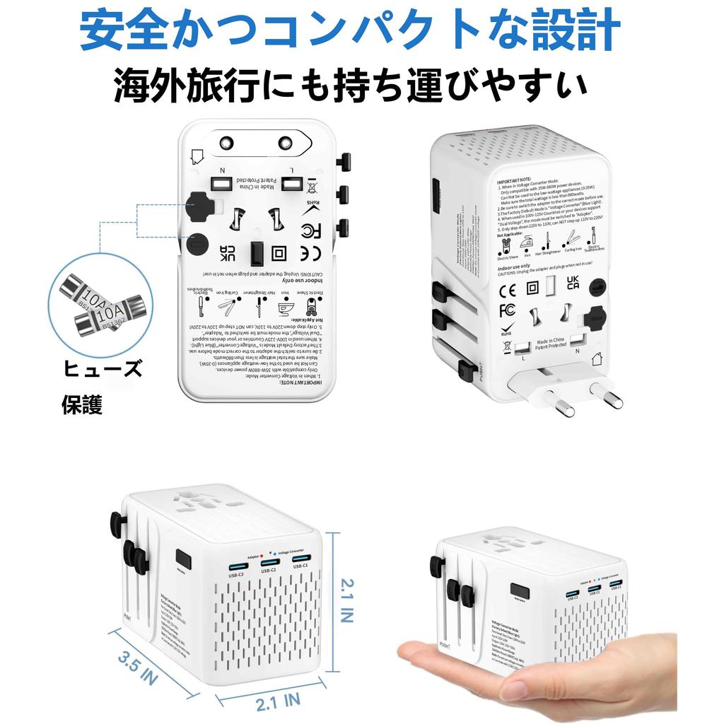 2000W 220V To 100V Transformer for Overseas Overseas Outlet Conversion Sine Wave 1 USB 3 Dryer for Overseas Maximum Compatible with 200 Countries