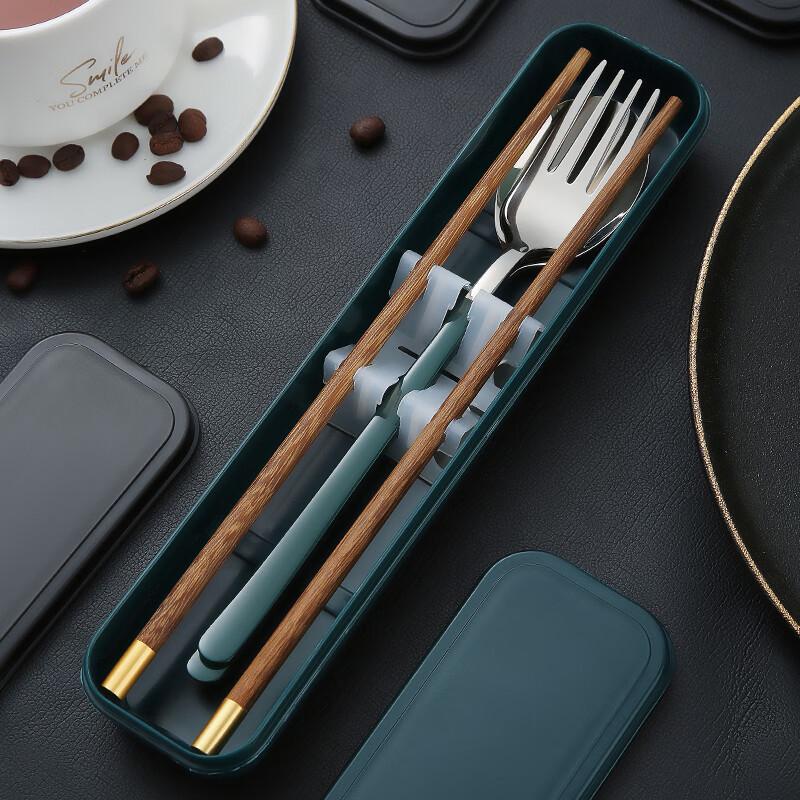 Zhaoran 316 Stainless Steel Portable Chopsticks & Spoon Set