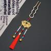 1Pcs Pearl Hair Comb Women Hanfu Cheongsam Comb Hair Side Hairpin Ancient Tasseled Pearl Hair Ornament Hanfu Hairpin
