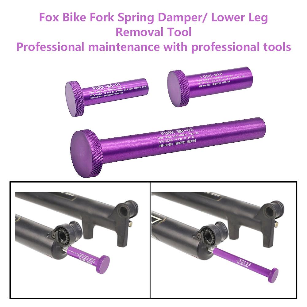 Bike Fork Spring Damper Removal Tool for FOX Maintenance Disassembly Aluminum Alloy Fork Lower Leg Remover Bicycle Repair Tools