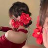 Lily Flower Hair Clip Plastic Flower Hair Claw For Women Girls Sweet Versatile Shark Clip Exquisite Hair Accessories