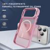 For iPhone 17 Pro Max Magnetic Case with Lens Kickstand Skin-Touch PC + TPU Phone Cover