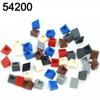 250Pcs Color Building Blocks Figure Smooth Slope Bevel Bricks 54200 1x1 Educational Creative Size Compatible With Toys for Child
