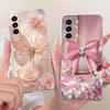 For Samsung Galaxy M23 F23 Cute Flower Butterfly Cat Painted Case For Samsung F23 M23 5G Soft Silicone TPU Phone Cases