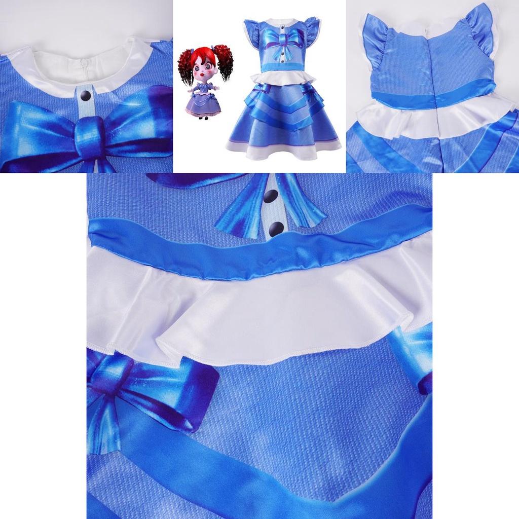 Uroczy body dla dzieci z postacią Poppy na Cosplay, Halloween i Imprezy Urodzinowe