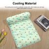 Cooling Pet Mat with Pillow - Non-Slip, Comfortable Dog & Cat Bed for All Sizes - Ideal for Indoor/Outdoor Use, Pet Cooling Mat