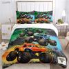 Casal Jam Monster Truck All Season Duvet Cover Comforter Bedding Set Soft Quilt Cover and Pillowcases Single/Double/Queen/King
