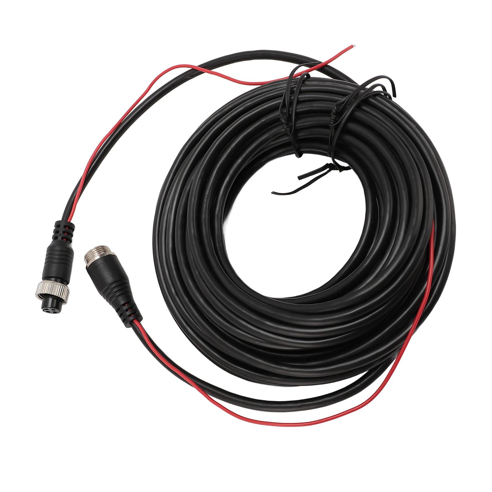 

4-контактный удлинительный кабель для камеры заднего вида с триггерным проводом, удлинительный кабель для камеры заднего вида 12m / 39.4ft