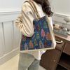 Chic Vintage Tote Bag For Women With Spacious Interior In Trendy Spring Colors