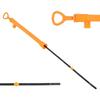 Car Engine Oil Level Dipstick 06B115611C Transmission Engine Oil Gearboxes Fluid Dipstick Funnel Tube