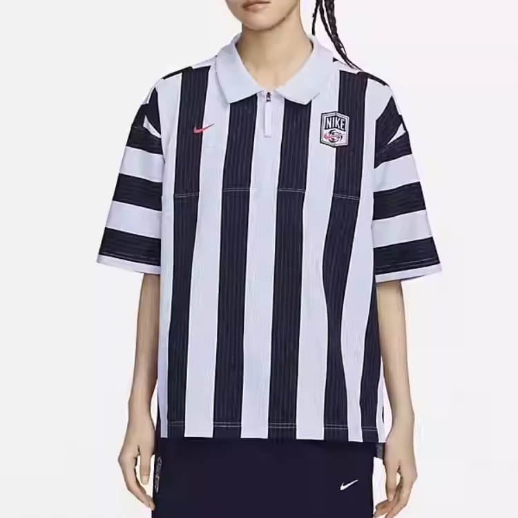 Nike Sportswear Polo Shirt Women's Black FQ0701-121