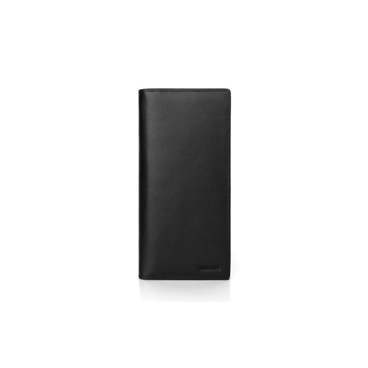 INJOYLIFE Genuine Cow Leather Wallet, Wallet Men's Black 051100051