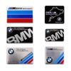 BMW M Performance Metal Logo Stickers: Aluminum Nameplate and Fender Decals