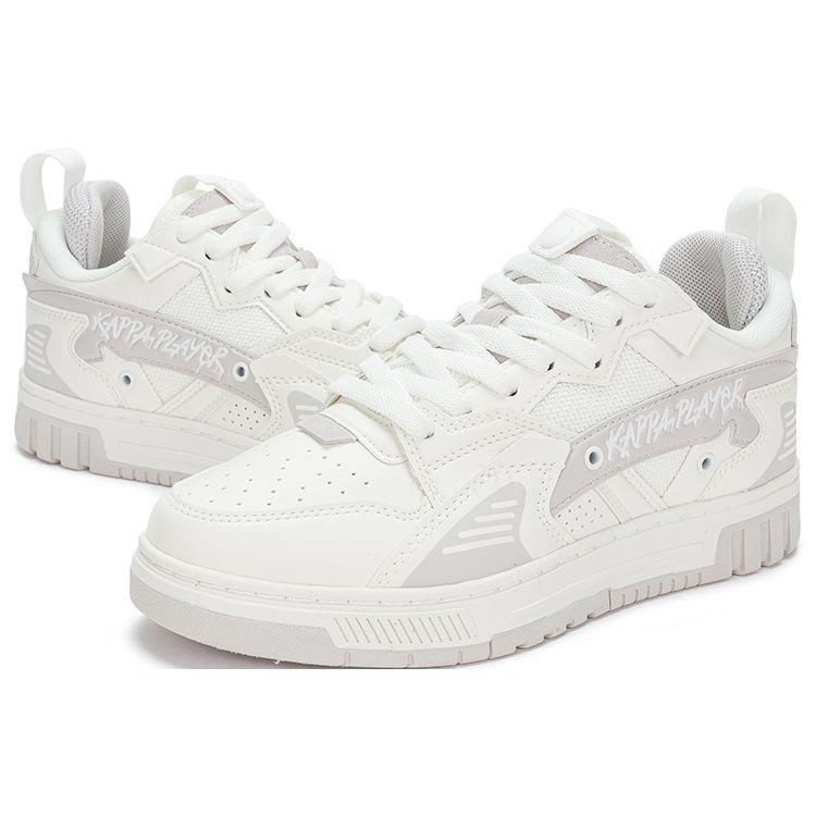 Kappa Deconstructed Trend Warm Non-Slip Low-Top Skate Shoes Unisex sneaker White Gray K0DW5CS30-012