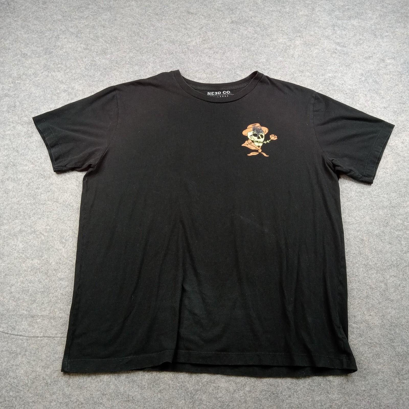 Needtobreathe Shirt Mens 2XL Need Co Rock & Roll Skeleton Band Graphic Tee Music S разноцветный