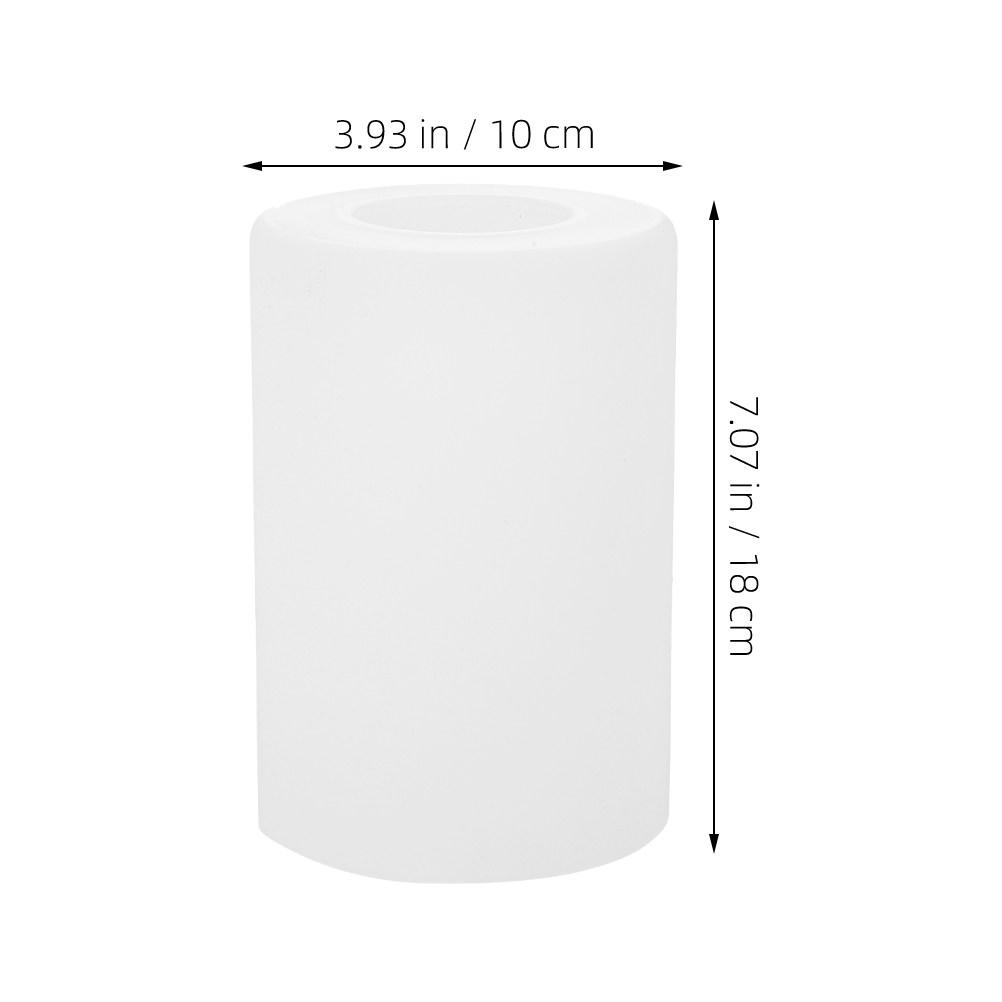 Cylinder Glass Lampshade Replacement Milky White Lamp Shade Ceiling Pendant Light Fixture Cover for Home Glasses Lamp Shade