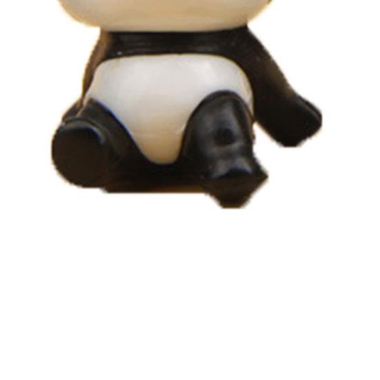 Panenka Ozdoba Roztomilý Kreslený Design Pryskyřice Panda Řemeslo Dekorace pro Bonsaj