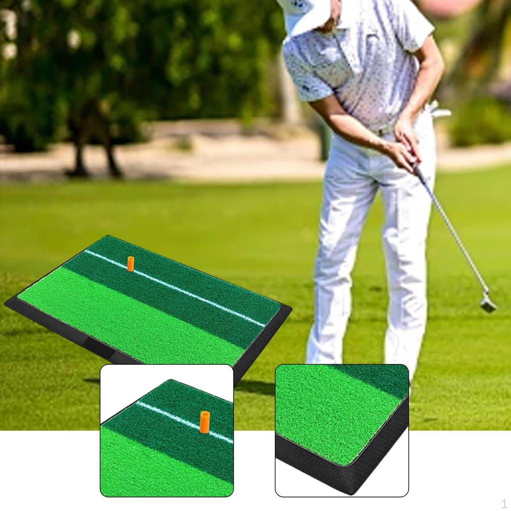 Golf Hitting Mat 30cmx40cm Portable Indoor Outdoor Accessories Anti Slip for Training Course
