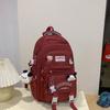 Schoolbag Daily Commute High Value Large Capacity Backpack Fashion Trend Junior High School College Student Schoolbag Simple Backpack