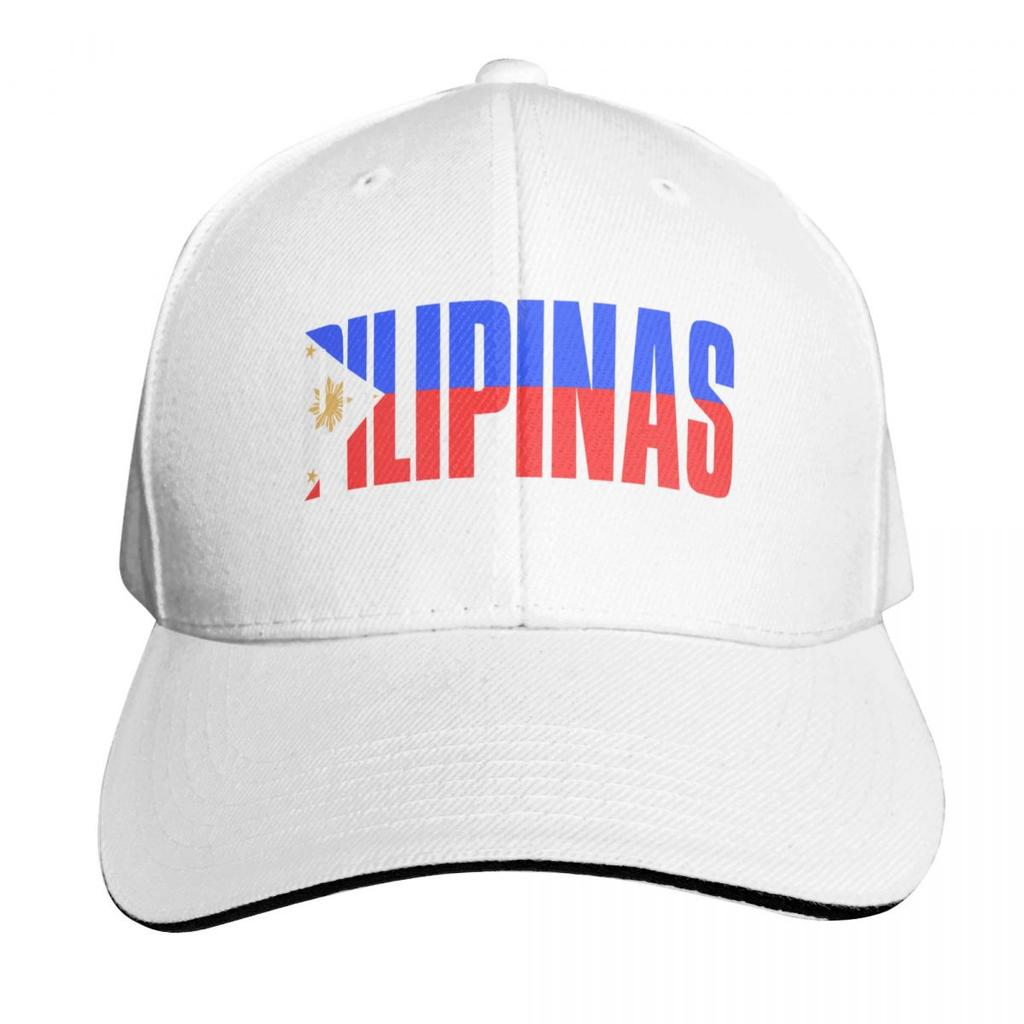 Pilipinas Basketball Baseball Cap Six Panel Structured Crown Sun Protection Upf 50 Breathable Mesh Back