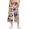 Women's Summer High Waist Printed Casual Sportswear Casual Cropped Pants Loose Pants