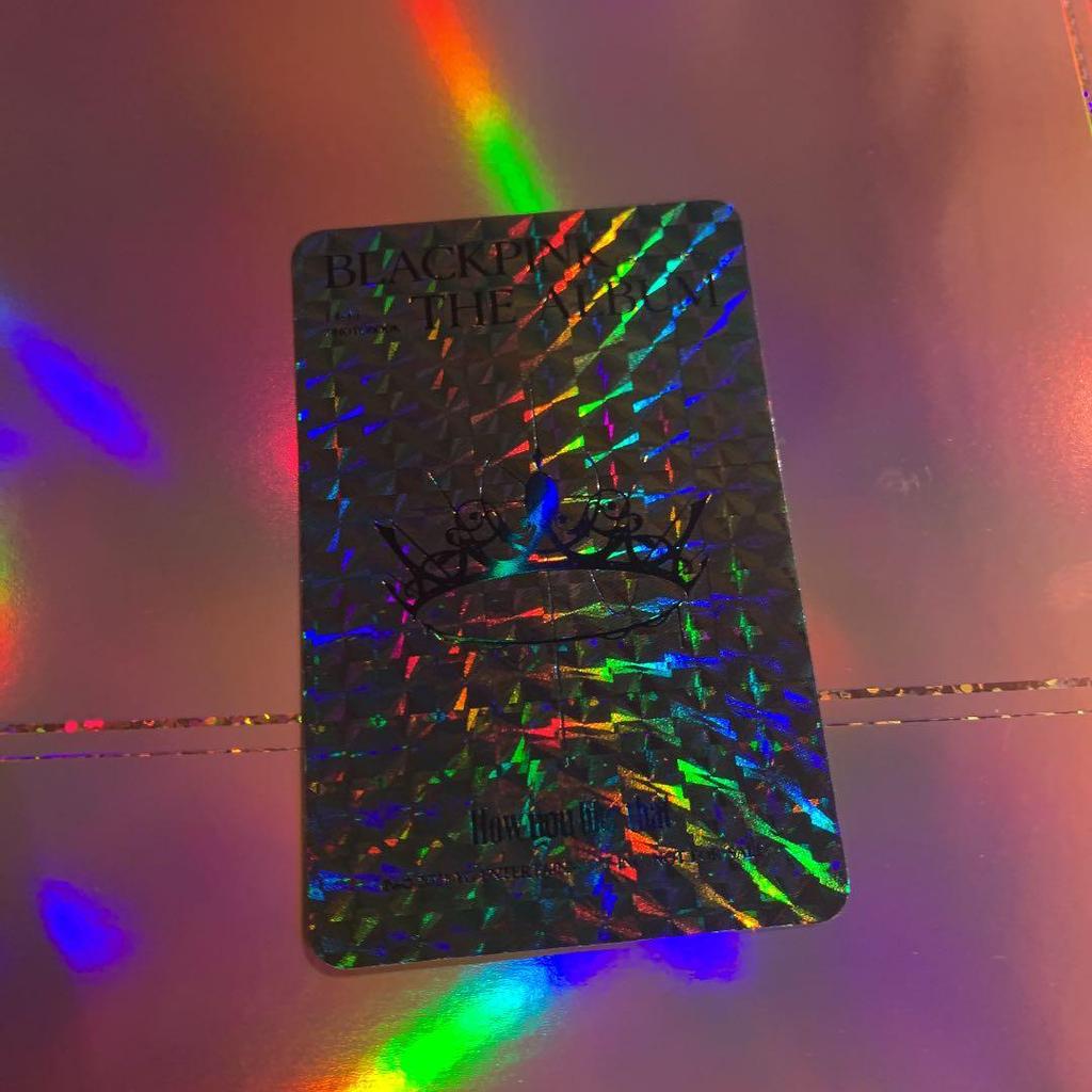 [USED] BLACKPINK trading card Lisa photobook