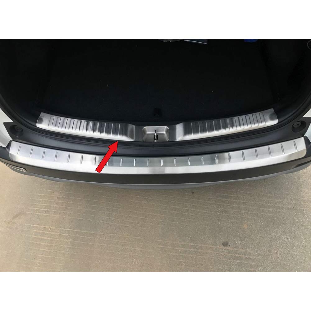 RUIQ Honda Ny 5. Generasjon August 2018 Eksklusivt Interiør Rustfritt Stål Bagasje Sparkeplate Sliteplate Bakre Indre Slitebeskyttelse Deksel Beskyttelsesbrett
