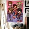 Bratz Wall Tapestry Aesthetic Wall Hanging Printed Fabric Blanket Decorative Tapestries for Bedroom Living Room Home Decor
