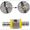 Reliable 3/8 Inch Fuel Line Fuel Pressure T-Fitting Adapter For Fuel Pressure Gauge Sensor Fuel Pressure T-Fitting Adapter,