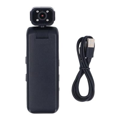 Wearable Camera 1080P HD 180 Degree Rotatable Lens Motion Detection Night Vision Portable Camcorder