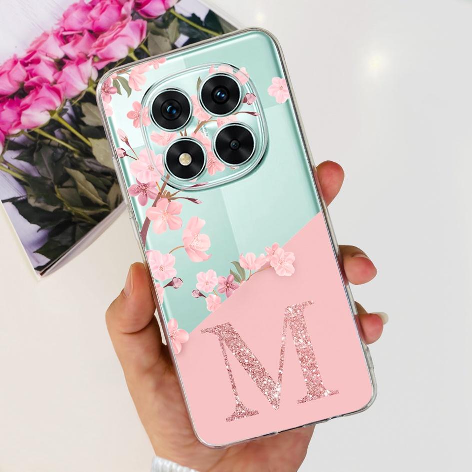 For Xiaomi Redmi Note 14 Pro 5G Case Fashion A Z Letters Soft Clear Silicone Back Cover For Redmi Note 14 Pro Plus Note14 Fundas