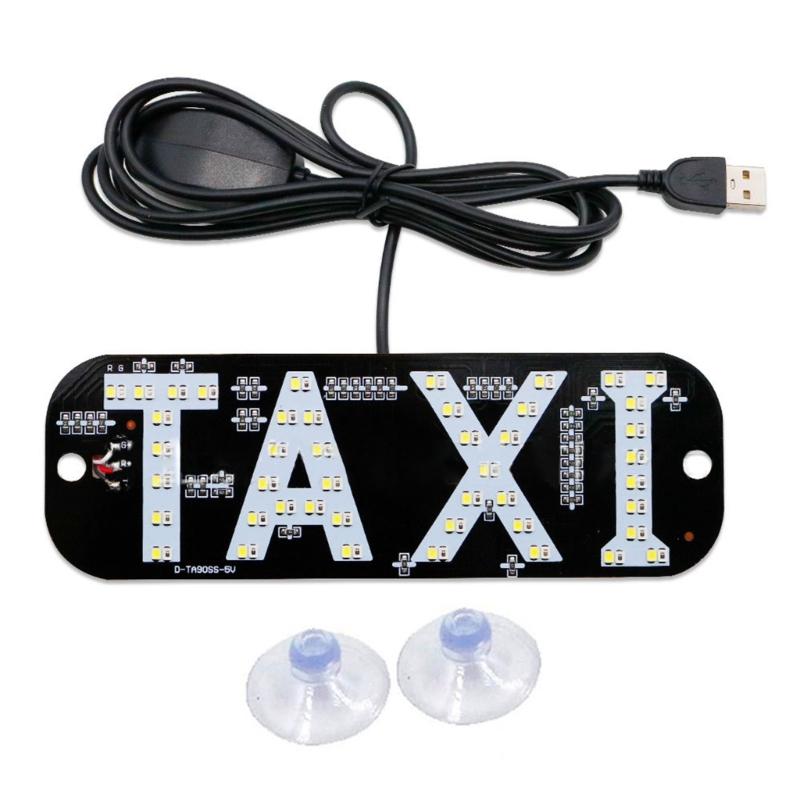 

Car Windscreen Cab Indicator Taxi Sign Bulb 2 Colors Windshield Taxi Guiding Lights Windscreen Cab Indicator Light Decor 1
