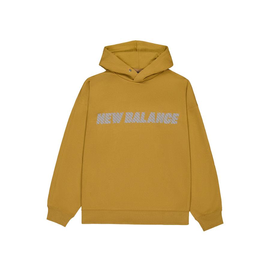 New Balance MET 24 Sweatshirts Men s Tawny Hooded Moderate Regular AMT45025-GIN L