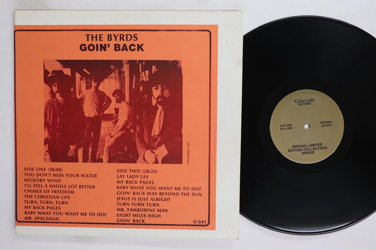 

LP Record BYRDS Goin Back D541 CANYON Non Japan Rock Used