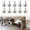 4/10Pcs Adjustable Furniture Legs NonSlip Table Cabinet Leg Pads Furniture Table Chair Sofa Leg Feet Easy To Install